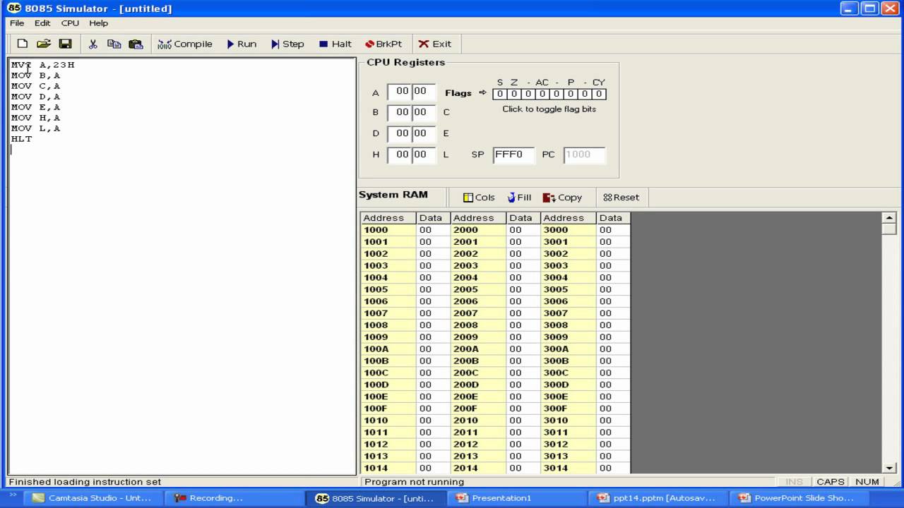 8085 simulator for windows 7 32 bit free download